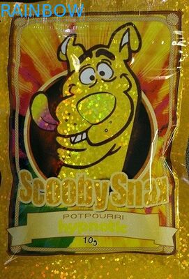ถุงธูปสมุนไพรเคลือบเงา 10 กรัม Scooby Snax Hologram Yellow Potpourri