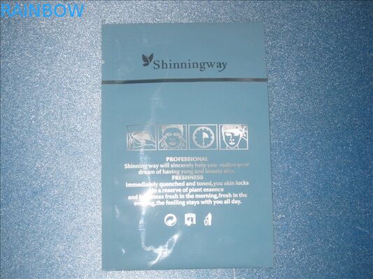 ถุงบรรจุภัณฑ์เครื่องสำอางค์บลูชินี่เวย์ฟอยด์ที่ให้ความชุ่มชื้นสำหรับหน้ากากพิเศษ