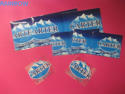 เครื่องดื่มน้ำแร่ขวดหดแขนพิมพ์สีฟ้าความร้อน