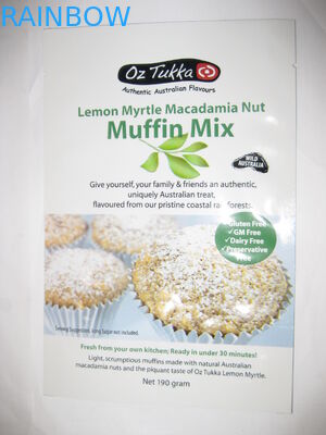 เคลือบเงาพิมพ์ถุงขนมขบเคี้ยวบรรจุภัณฑ์หน้าต่างโปร่งใสลามิเนต