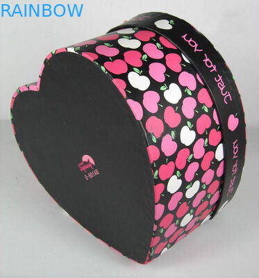 บรรจุภัณฑ์กล่องกระดาษรูปหัวใจสีสันสดใสใช้กับของขวัญวันวาเลนไทน์