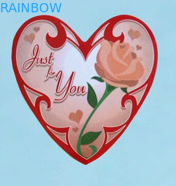 สติ๊กเกอร์รูปหัวใจกาวตนเองโน๊ตบุ๊คพร้อมรูปแบบการ์ตูน