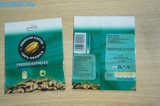 Cafe Macchiato Pet Heat Shrinking ปลอกมือสำหรับบรรจุภัณฑ์ถ้วยกาแฟ