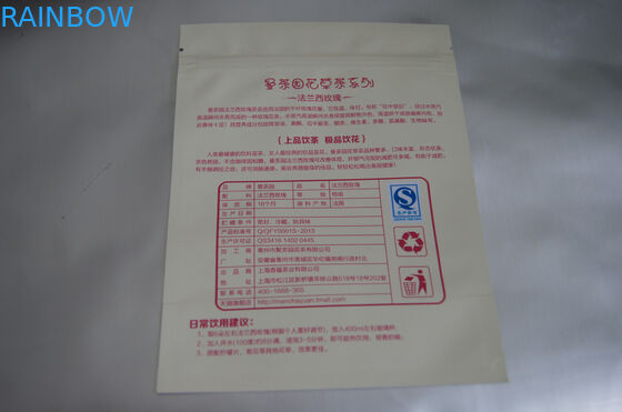 บรรจุภัณฑ์ถุงชาแบบกำหนดเองอลูมิเนียมฟอยล์สำหรับชากุหลาบฝรั่งเศส