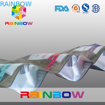 ถุงบรรจุขนมซิปขึ้น / บรรจุภัณฑ์อาหารพลาสติกสำหรับสารให้ความหวานเท่ากับ