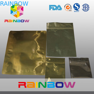วัสดุเกรดอาหารทองกลางฟอยล์บรรจุภัณฑ์ถุงมิตร