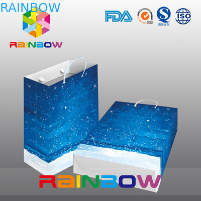 ถุงกระดาษแบบกำหนดเองพร้อมที่จับสำหรับการช้อปปิ้ง