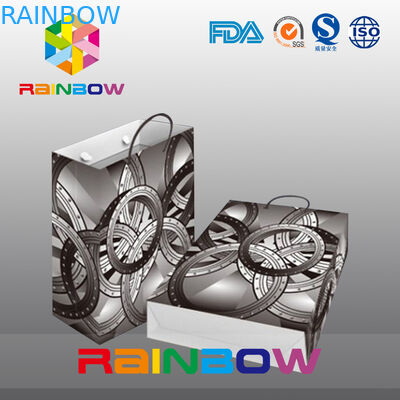 ถุงกระดาษแบบกำหนดเองพร้อมที่จับสำหรับการช้อปปิ้ง