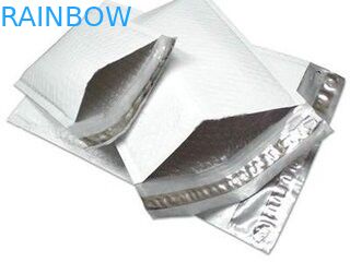 ถุงป้องกันไฟฟ้าสถิตย์แบบป้องกันด้านสามด้านประทับตราด้านหลังมีซิปและรอยฉีก