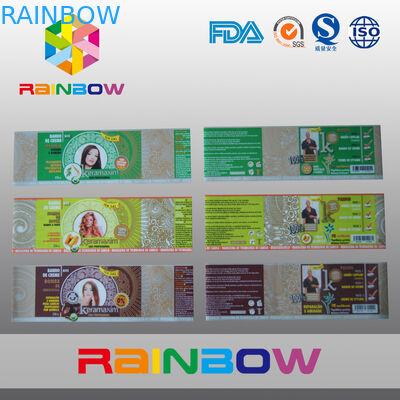 PVC Heat Shrink Sleeve Sleeve สำหรับบรรจุขวดเครื่องดื่มแบบม้วน