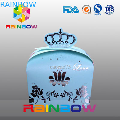 ถุงกระดาษแบบกำหนดเองฟรีรูปร่างที่กำหนดเองพร้อมที่จับสำหรับของขวัญ / บรรจุภัณฑ์ขนม