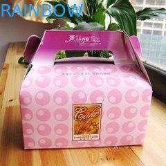 ถุงกระดาษแบบกำหนดเองฟรีรูปร่างที่กำหนดเองพร้อมที่จับสำหรับของขวัญ / บรรจุภัณฑ์ขนม