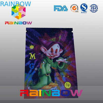 ถุงบรรจุธูปธูปสมุนไพร 5 กรัม OMG สามด้านพร้อมซิป