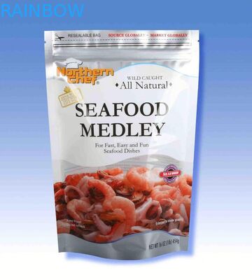 ความร้อนปิดผนึกถุงป้องกันแห้งถุงอาหารอลูมิเนียมฟอยล์เกรดอาหารเสริม