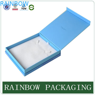 ขนาดที่กำหนดเองกรณีกล่องอัญมณีสีฟ้า, กล่องกระดาษแข็ง Grazioso สำหรับกล่องอัญมณี