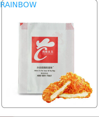 ถุงกระดาษสีขาวที่กำหนดเองสำหรับบรรจุภัณฑ์ขนมอบและขนมปังปิ้งขนมปัง, Take Away Bag