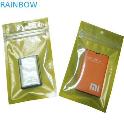 ถุงอิเล็กทรอนิกส์ PET DADAO / โฮโลแกรมหลายชั้น Coextruded ถุงมีซิป