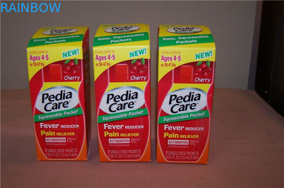 กล่องกระดาษพิมพ์แบบกำหนดเองสำหรับบรรจุภัณฑ์ลดอาการปวด Reliever ปวดกล่องกระดาษแพคเกจ