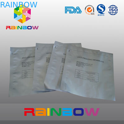 สีเงิน LDPE อลูมิเนียมฟอยล์ถุงพลาสติก / เคลือบพิมพ์ถุงพลาสติกบรรจุภัณฑ์