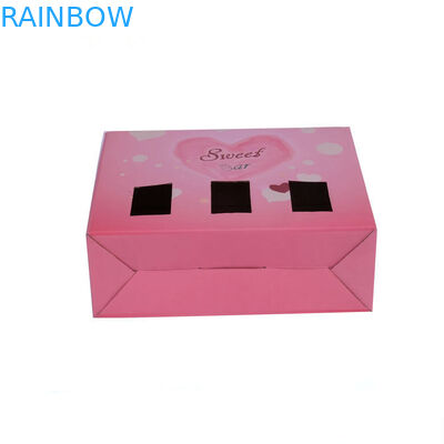 ปิดกล่องของขวัญอัตโนมัติบรรจุภัณฑ์กล่องกระดาษลูกฟูกกล่องหน้าต่าง