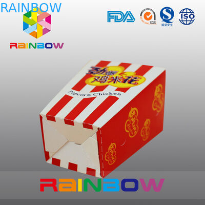 ถุงกระดาษที่กำหนดเองอาหารอย่างรวดเร็วข้าวโพดคั่วไก่ถุงกระดาษ