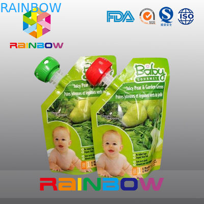 Eco Baby Spout Pouch บรรจุภัณฑ์สำหรับกระเป๋าน้ำ / ของเหลว