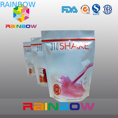 ฟอยล์สีดำยืนขึ้นบรรจุภัณฑ์ถุงชาด้วย Ziplock สำหรับเคลือบกาแฟ / อาหาร