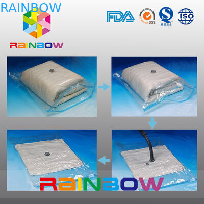 ล้างถุงบีบอัดสูญญากาศอาหารอัด / ถุงเก็บพลาสติกสุญญากาศ