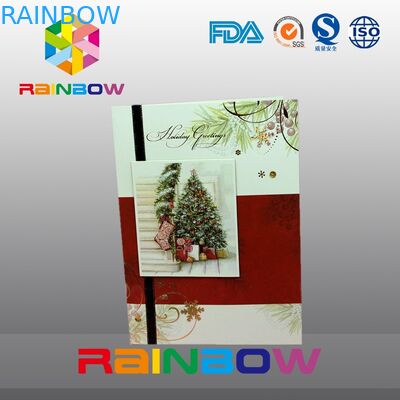 การ์ดศิลปะกระดาษแบบกำหนดเองสำหรับการอวยพรวันคริสต์มาส / คำเชิญงานแต่งงาน