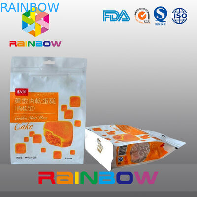 บรรจุภัณฑ์ถุงบรรจุขนมขบเคี้ยวแบบปิดผนึกแปดด้านพร้อมซิปและหน้าต่าง