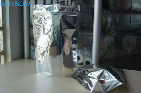 ถุงอลูมิเนียมฟอยล์ Ziplock ธรรมดา / ถุงบรรจุฟอยล์