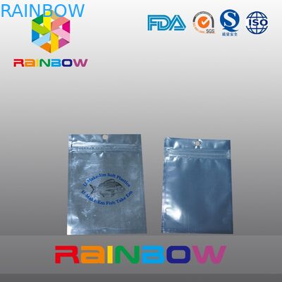 ฟอยล์ใสหลังอาหารสัตว์เลี้ยงกระเป๋ามีซิปถุงเหยื่อตกปลา