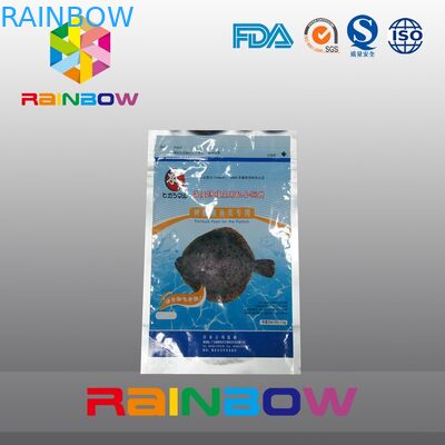 อลูมิเนียมฟอยล์ 1 กิโลกรัมถุงอาหารสัตว์เลี้ยงยืนขึ้นด้วยซิปถุงเหยื่อ