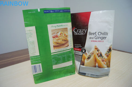 Matte Soft Surface ถุงพลาสติกบรรจุภัณฑ์คุกกี้ Doypack Ziplock Bags