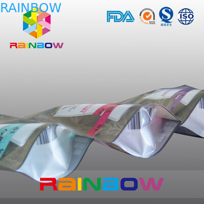 ถุงซิปเป้าด้านล่างพลาสติกสำหรับบรรจุภัณฑ์น้ำตาล / ขนม / เครื่องเทศ