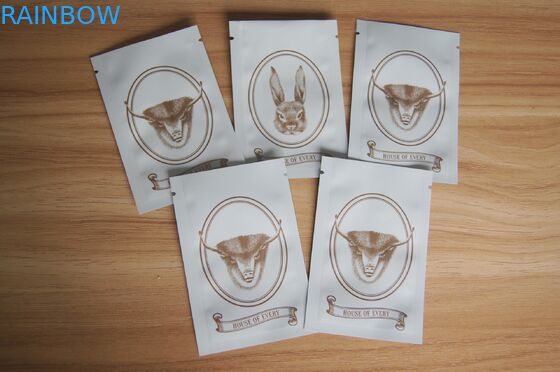 สามด้านซีลถุงบรรจุเมล็ด / Matte White Grip Spice Potpourri Bag