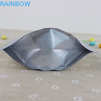 ตนเองยืนเงินอลูมิเนียมฟอยล์ถุงพลาสติก Ziplock บรรจุภัณฑ์สำหรับเมล็ด Quinoa