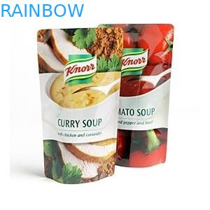 บรรจุภัณฑ์กระเป๋าอาหารยืนตนเองสำหรับแกงซุป / ถุงน้ำแกงแกง