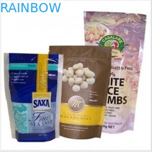 ผนึกถุงซิปพลาสติกบรรจุถุงสำหรับคุกกี้ / ถุงบรรจุภัณฑ์แครกเกอร์