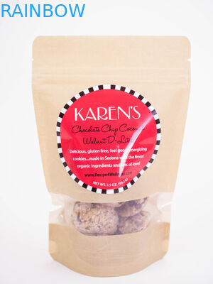 พิมพ์แบบกำหนดเองผนึกฟอยล์เรียงรายคุกกี้ถุงพลาสติกบรรจุภัณฑ์ Ziplock ยืนขึ้นกระเป๋า