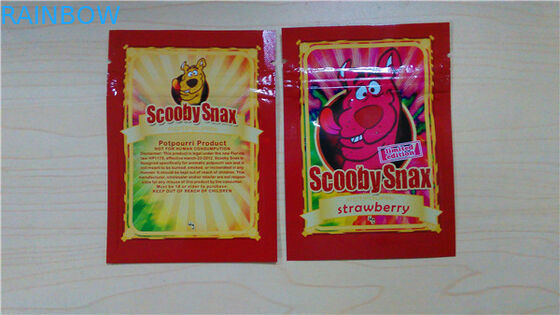 ถุงบรรจุภัณฑ์สมุนไพร Scooby Snax 4g ถุง Scooby Snax Green Apple / Hypnotic Bags