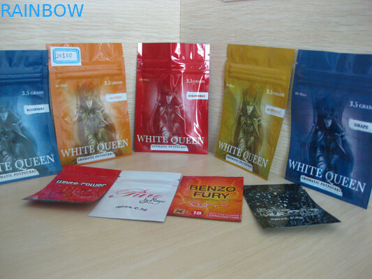 บรรจุภัณฑ์ธูปสมุนไพรอลูมิเนียมฟอยล์ Ziplock / Smokeless ยาสูบ / เคี้ยวยาสูบ