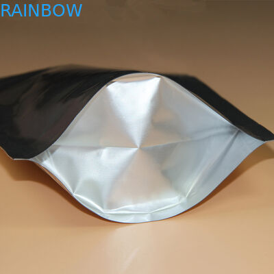 กระเป๋า Mylar Ziplock พิมพ์แบบกำหนดเองถุง Mylar สีแดงพร้อมขาตั้งขนาดสำหรับบรรจุภัณฑ์เก็บอาหาร