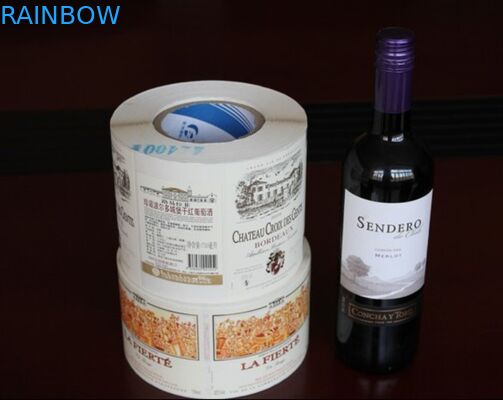 การออกแบบที่กำหนดเองกันน้ำไวน์แดงแขนหดฉลากฉลากกาวตนเองฉลากขวด