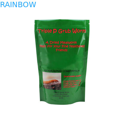 บรรจุภัณฑ์ถุงฟอยล์ Mealworm รีไซเคิล, ถุง Doypack Ziplock สำหรับบรรจุ Mealworm