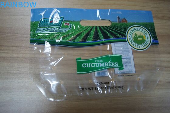 อาหารเกรดใสผลไม้สดผักพลาสติกบรรจุภัณฑ์ถุงซิปบรรจุภัณฑ์