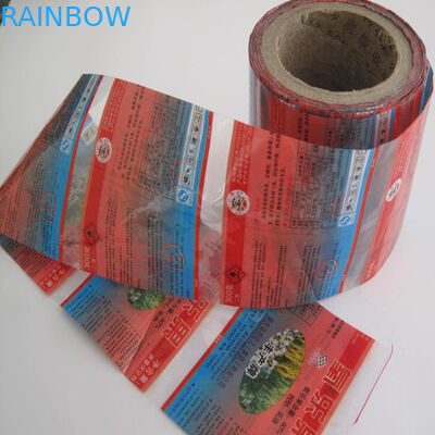 ป้ายแขนหด PVC / PET เป็นม้วนสำหรับขวดเครื่องดื่มให้พลังงานที่มีโลโก้พิมพ์ OEM