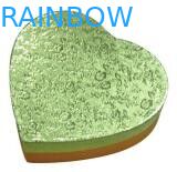 กล่องกระดาษของขวัญสีเขียวรีไซเคิลสำหรับช็อคโกแลต