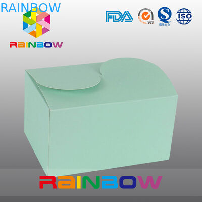 กล่องกระดาษคราฟท์สีเขียวสำหรับบรรจุภัณฑ์ของขวัญ, การพิมพ์ที่กำหนดเองและขนาด