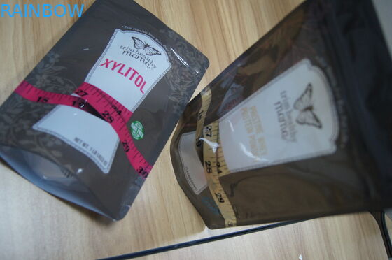 ถุงบรรจุภัณฑ์แบบกำหนดเอง Ziplock พลาสติกโปรตีน / น้ำตาล